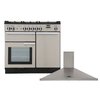 Rangemaster Professional Plus Dual Fuel Range Cooker & Hood Pack, A Rated