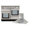 Rangemaster Professional Plus Induction Range Cooker & Hood Pack, A Rated
