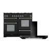 Rangemaster Kitchener Dual Fuel Range Cooker & Hood Pack, B Rated