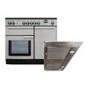 Rangemaster Professional Plus Induction Range Cooker & Hood Pack, A Rated