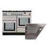 Rangemaster Professional Plus Gas Range Cooker & Hood Pack
