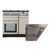 Rangemaster Professional Deluxe Dual Fuel Range Cooker & Hood Pack, A Rated