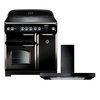Rangemaster Classic Ceramic Range Cooker & Hood Pack, A Rated