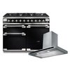 Rangemaster Elise Dual Fuel Range Cooker & Hood Pack, A Rated