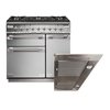 Rangemaster Elise Dual Fuel Range Cooker & Hood Pack, A Rated
