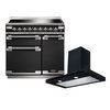Rangemaster Elise Induction Range Cooker & Hood Pack, A Rated