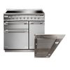Rangemaster Elise Induction Range Cooker & Hood Pack, A Rated