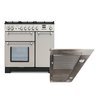 Rangemaster Kitchener Dual Fuel Range Cooker & Hood Pack, A Rated