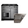 Rangemaster Kitchener Gas Range Cooker & Hood Pack, A Rated