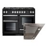 Rangemaster Nexus Dual Fuel Range Cooker & Hood Pack, A Rated