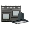 Rangemaster Nexus Dual Fuel Range Cooker & Hood Pack, A Rated