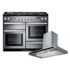 Rangemaster Nexus Dual Fuel Range Cooker & Hood Pack, A Rated