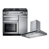 Rangemaster Nexus Dual Fuel Range Cooker & Hood Pack, A Rated