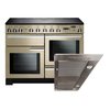 Rangemaster Professional Deluxe Induction Range Cooker & Hood Pack, A Rated
