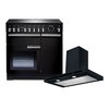 Rangemaster Professional Deluxe Induction Range Cooker & Hood Pack, A Rated