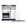 Rangemaster Professional Deluxe Induction Range Cooker & Hood Pack, A Rated