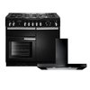 Rangemaster Professional Plus Gas Range Cooker & Hood Pack, A+ Rated