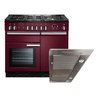 Rangemaster Professional Plus  Dual Fuel Range Cooker & Hood Pack