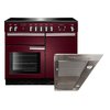 Rangemaster Professional Plus Induction Range Cooker & Hood Pack, A Rated