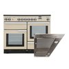 Rangemaster Professional Plus  Ceramic Range Cooker & Hood Pack, A Rated