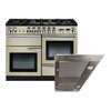 Rangemaster Professional Plus  Gas Range Cooker & Hood Pack, A Rated