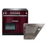 Rangemaster Professional Plus  Induction Range Cooker & Hood Pack, A Rated
