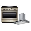 Rangemaster Professional Plus FX Induction Range Cooker & Hood Pack, A Rated