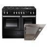 Rangemaster Professional Plus FX Dual Fuel Range Cooker & Hood Pack