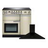 Rangemaster Professional Plus Ceramic Range Cooker & Hood Pack