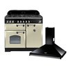 Rangemaster Classic Deluxe Dual Fuel Range Cooker & Hood Pack