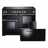 Rangemaster Kitchener Ceramic Range Cooker & Hood Pack