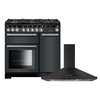 Rangemaster Encore Deluxe Dual Fuel Range Cooker & Hood Pack, A Rated