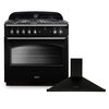 Rangemaster Classic FX Dual Fuel Range Cooker & Hood Pack, A Rated
