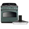 Rangemaster Classic FX Dual Fuel Range Cooker & Hood Pack, A Rated