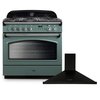 Rangemaster Classic FX Dual Fuel Range Cooker & Hood Pack, A Rated