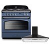 Rangemaster Classic FX Dual Fuel Range Cooker & Hood Pack, A Rated