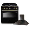 Rangemaster Classic FX Dual Fuel Range Cooker & Hood Pack, A Rated