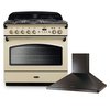 Rangemaster Classic FX Dual Fuel Range Cooker & Hood Pack, A Rated