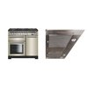 Rangemaster Encore Deluxe Dual Fuel Range Cooker & Hood Pack
