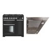 Rangemaster Encore Deluxe Dual Fuel Range Cooker & Hood Pack