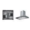 Rangemaster Encore Deluxe Dual Fuel Range Cooker & Hood Pack