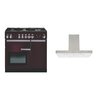 Rangemaster Professional Plus Dual Fuel Range Cooker & Hood Pack