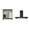 Rangemaster Encore Deluxe Dual Fuel Range Cooker & Hood Pack