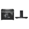 Rangemaster Professional Deluxe Induction Range Cooker & Hood Pack