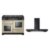 Rangemaster Kitchener Dual Fuel Range Cooker & Hood Pack