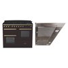 Rangemaster Estel Deluxe Dual Fuel Range Cooker & Hood Pack