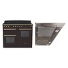 Rangemaster Estel Deluxe Induction Range Cooker & Hood Pack