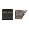 Rangemaster Estel Deluxe Dual Fuel Range Cooker & Hood Pack