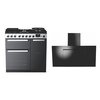 Rangemaster Edge Deluxe Dual Fuel Range Cooker & Hood Pack