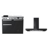 Rangemaster Edge Deluxe Induction Range Cooker & Hood Pack